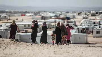 Uprchlický tábor v jordánském Zaatarí