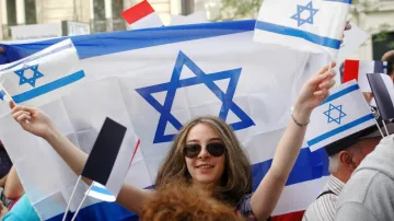 Proizraelská demonstrace