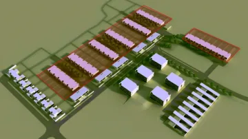 Projekt výstavby bytových domů v Hodoníně