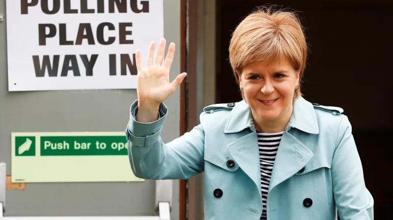 Šéfka Skotské národní strany Nicola Sturgeonová