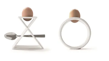Pohárky na vajíčka od Laurie Beckerman Design