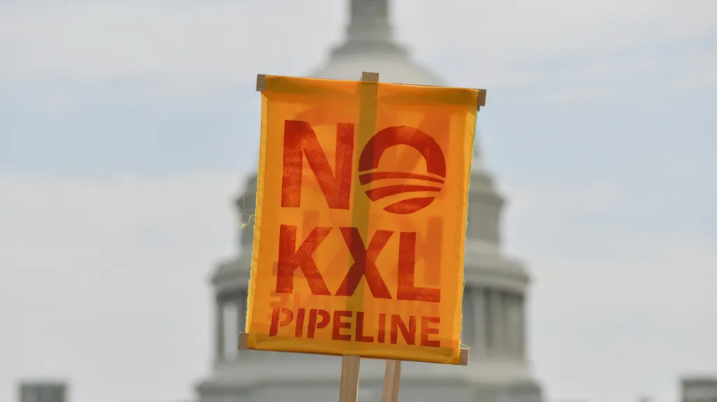 Protest proti ropovodu Keystone XL