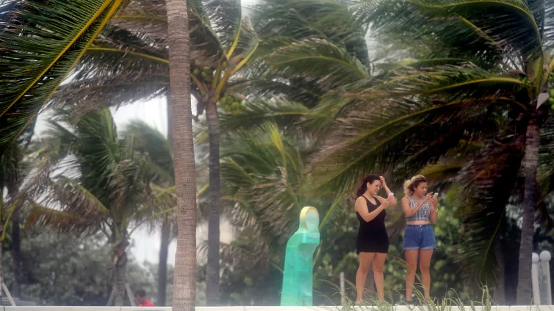 Irma už je nablízku, Fort Lauderdale na Floridě