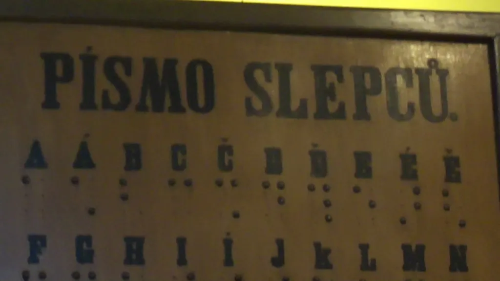 Ukázka slepeckého písma