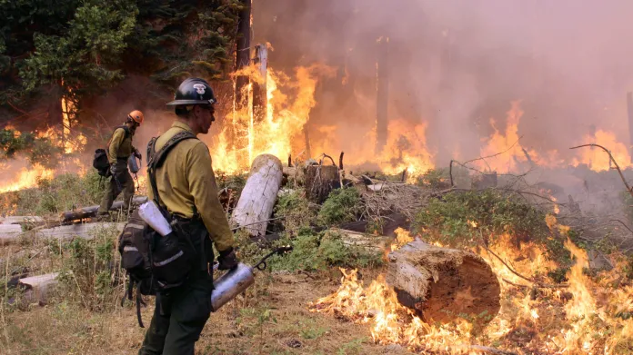 Požár v Yosemitském národním parku