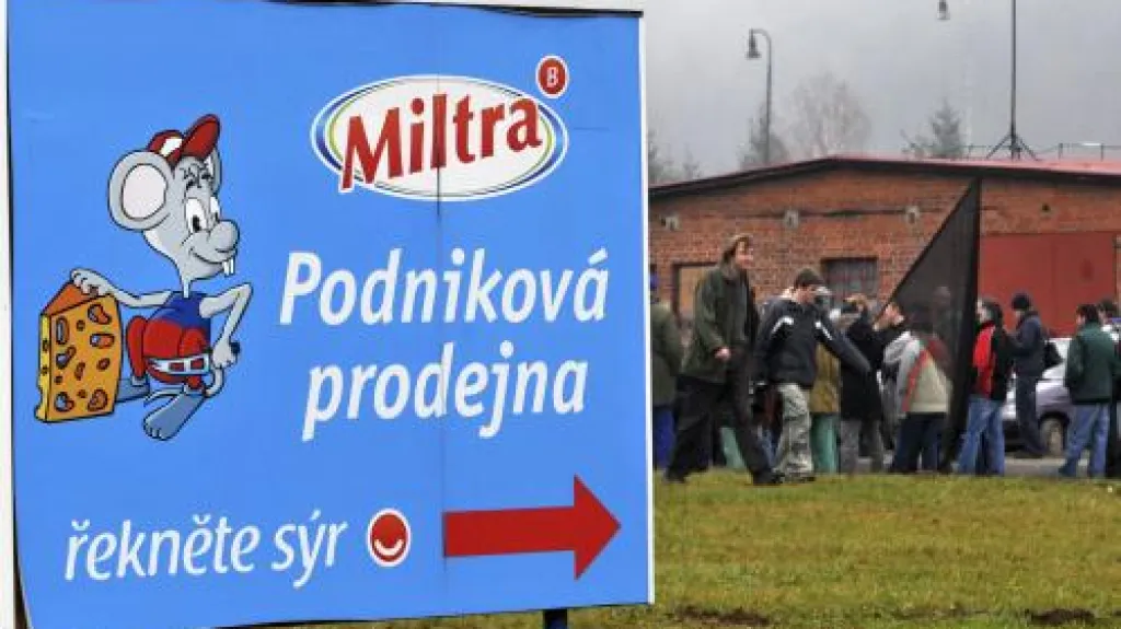 Blokáda mlékárny v Městečku Trnávka