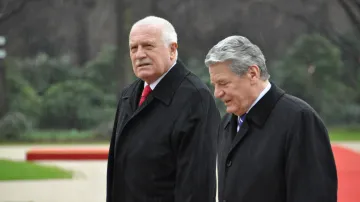 Václav Klaus a Joachim Gauck