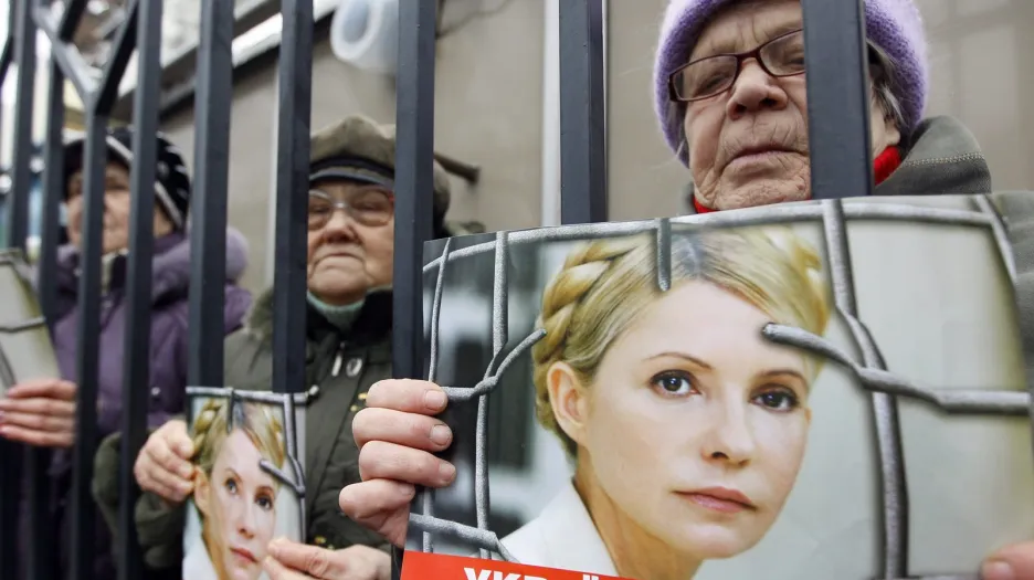 Soud s Tymošenkovou vyvolal protesty
