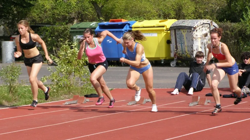 Atletické závody v Lounech