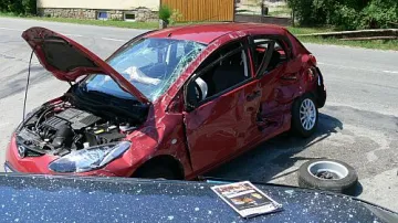 Mazda 2 po nehodě