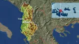 Mapa Albánie