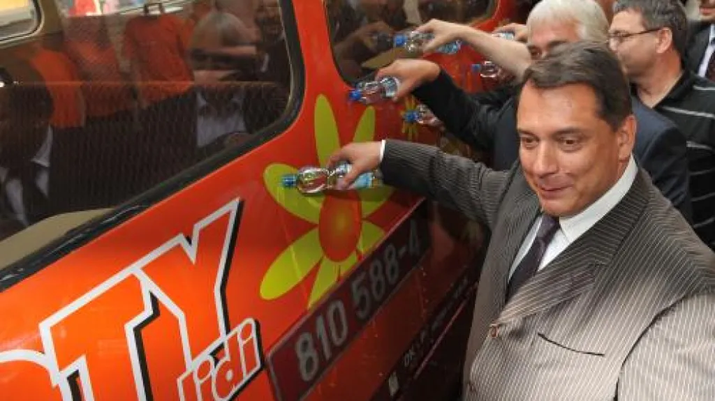 Sociální demokracie křtí volební vlak