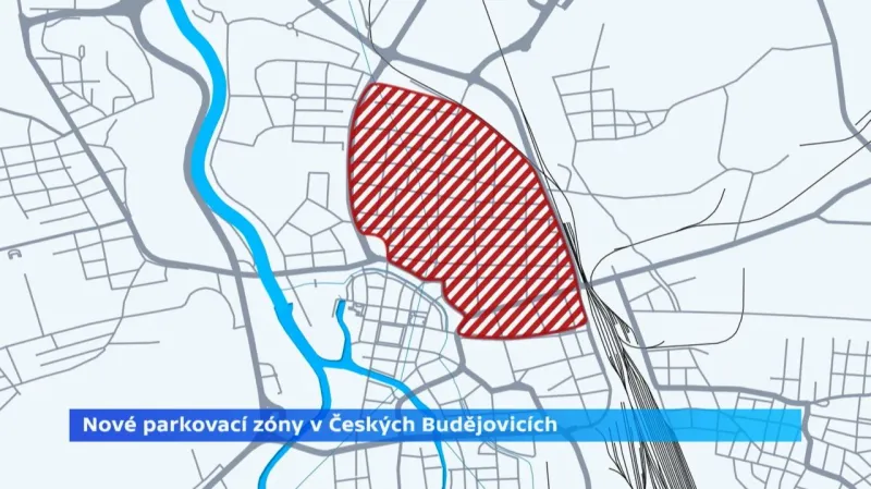 Nové parkovací zóny v Českých Budějovicích