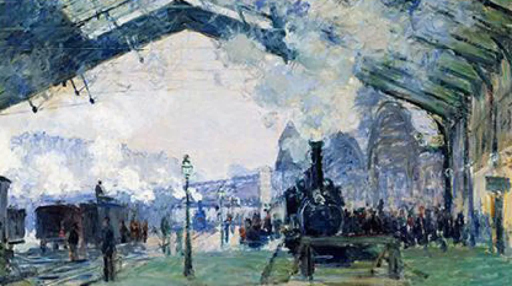 Claude Monet / Nádraží Saint Lazare (1877)