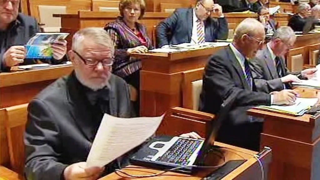 Jaromír Štětina v Senátu