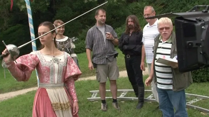 Natáčení pohádky Sněžný drak