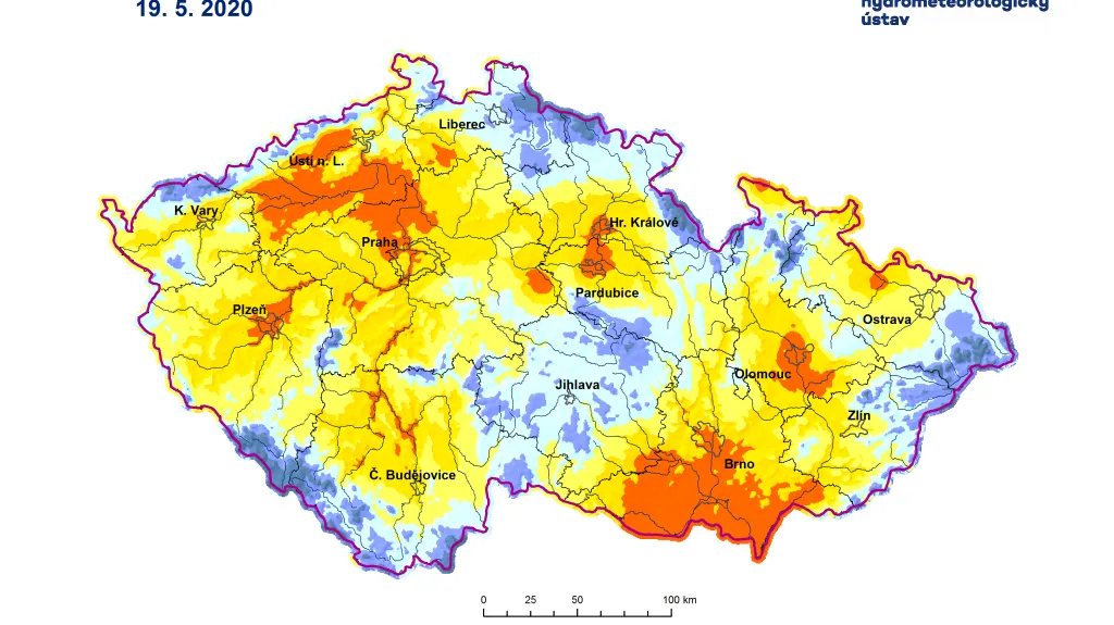 Míst, kde vlhkost v půdě chybí, postupně přibývá