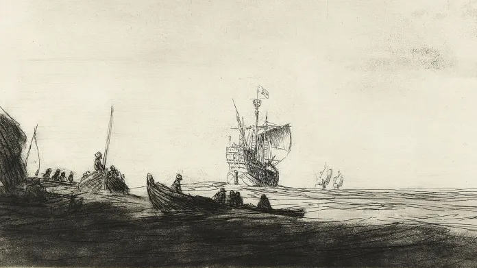 Vyplutí Kryštofa Kolumba v roce 1492