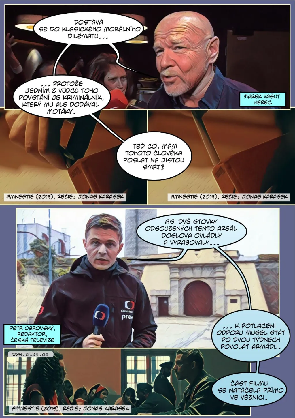 Politické drama inspirované skutečností. Nový film připomene důsledky Havlovy amnestie