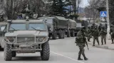 Ozbrojenci na předměstí Sevastopolu