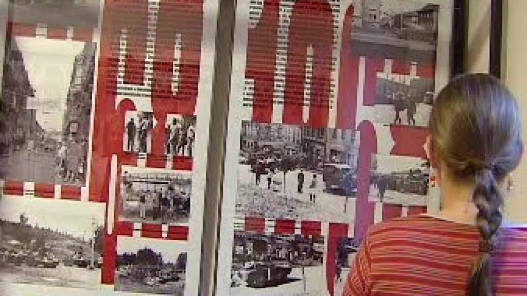 Výstava fotografií z okupace Příbrami v roce 1968