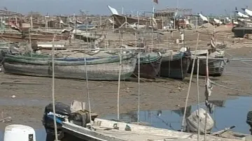 Rybářské lodě v Íránu