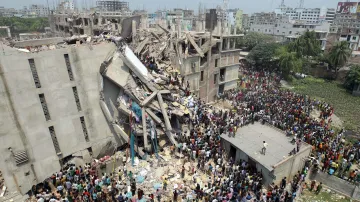 Zřícení budovy v Bangladéši