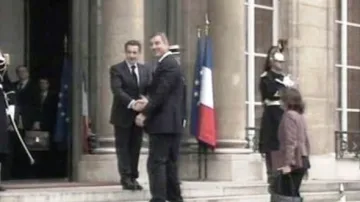 Nicolas Sarkozy a Milo Djukanović