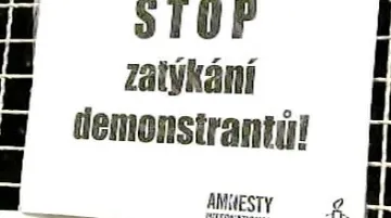 Demonstrace na podporu íránské opozice