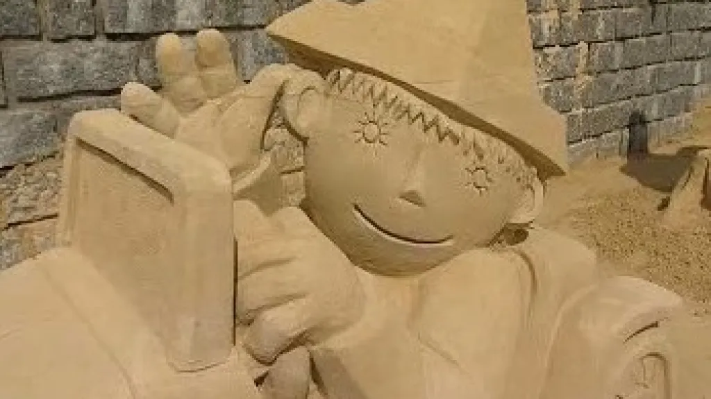 Socha z písku