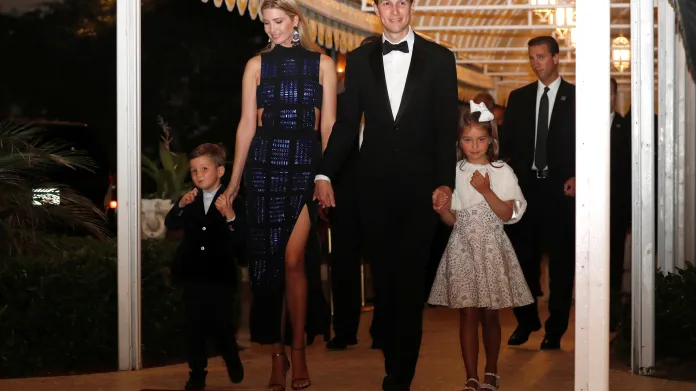Ivanka Trumpová s manželem a dětmi