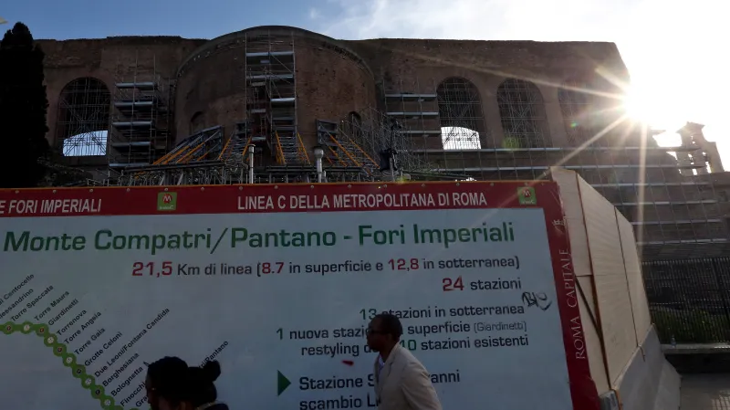 Stavba třetí linky římského metra