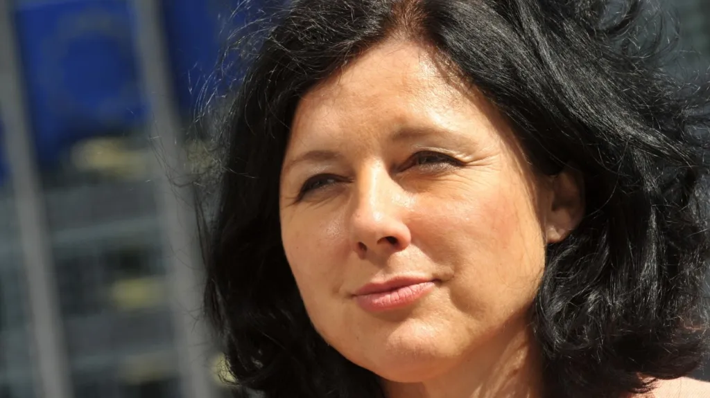 Věra Jourová v Bruselu