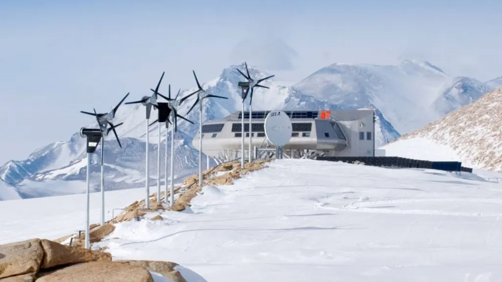 Belgická polární stanice v Antarktidě
