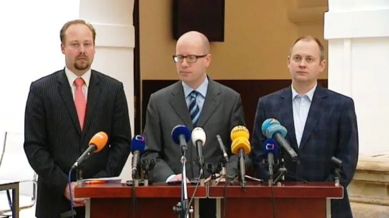 Brífink ČSSD o vládní krizi