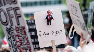 Protesty proti Trumpovi ve Filadelfii