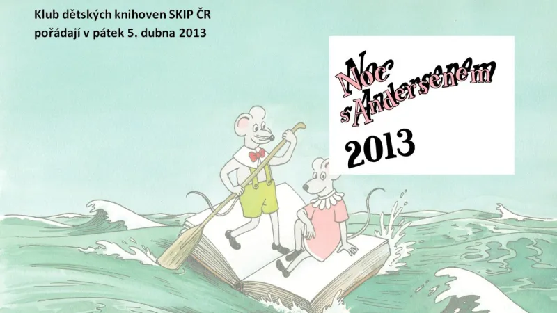 Plakát k letošnímu ročníku Noci s Andersenem