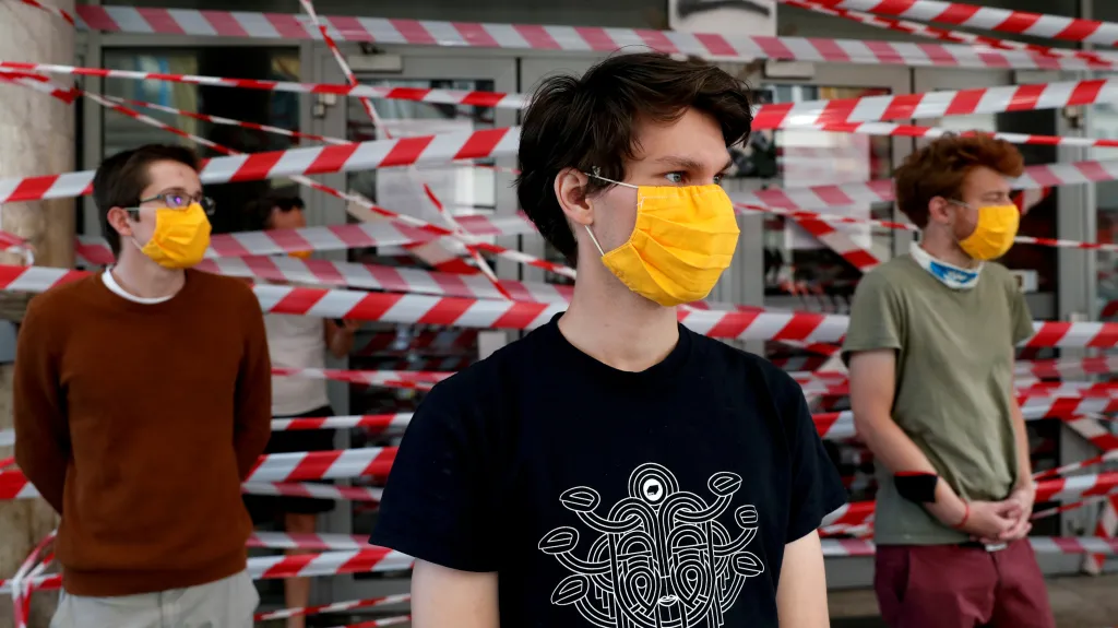 Protest maďarských studentů