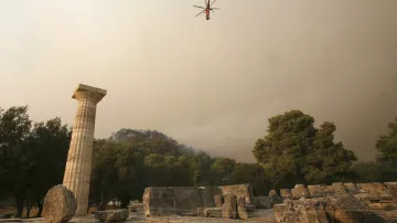 Požáry u antické Olympie