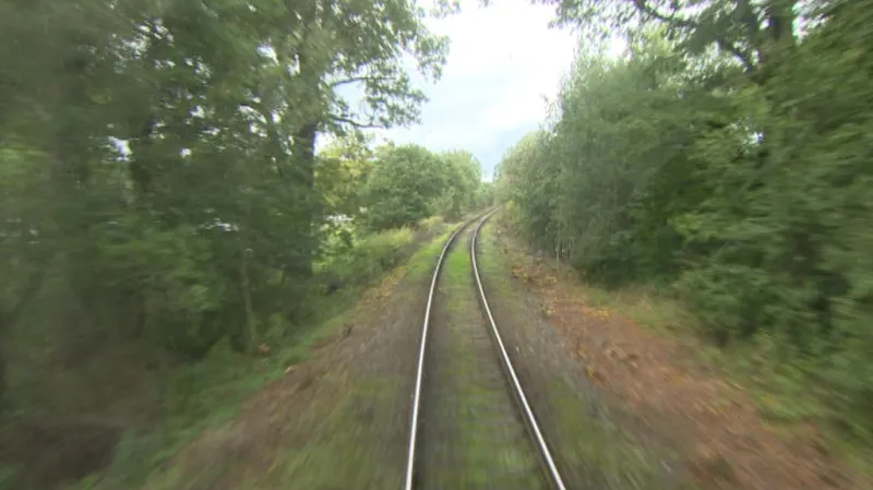 Trať na Třeboňsku - září 2014