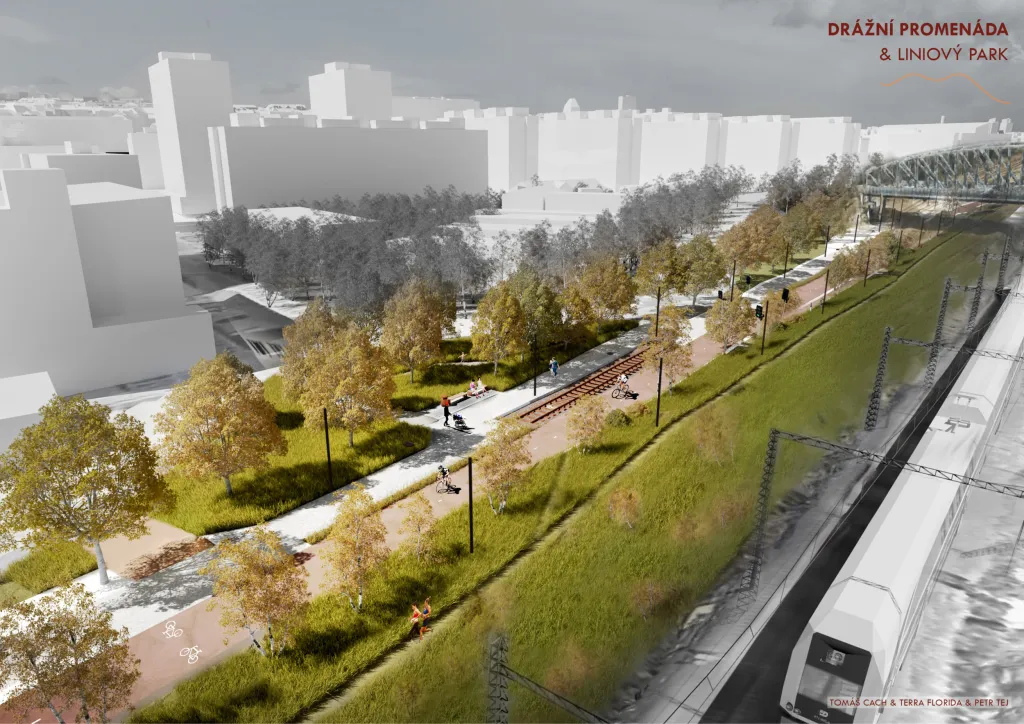 Nová promenáda mezi Vršovicemi a Zahradním Městem má být otevřena v roce 2024