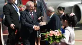 Miloš Zeman na návštěvě Číny