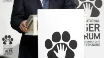 Vladimir Putin na \"tygřím summitu\"