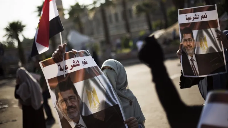 Přívrženci svrženého prezidenta Mursího