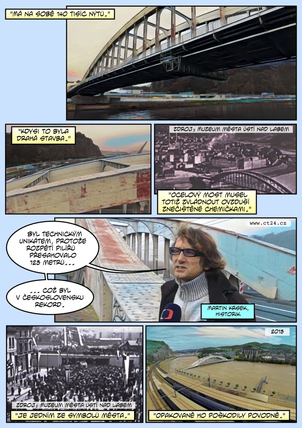 Benešův most chátrá