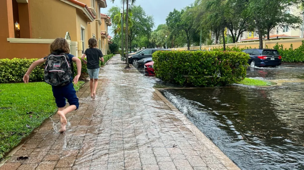 Bleskové povodně na Floridě v dubnu 2023