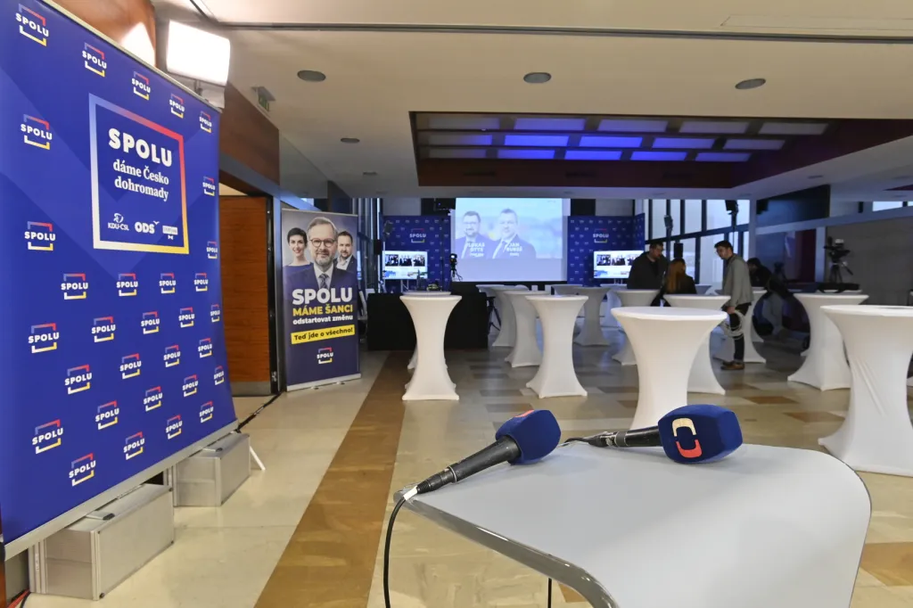 Volební štáb koalice SPOLU