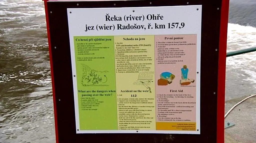 Na nebezpečí nově upozorňují i výstražné cedule