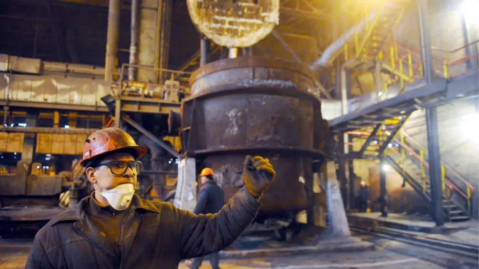 Doněcké hutě zastavily produkci oceli kvůli železniční blokádě