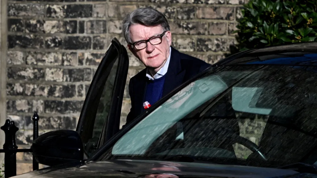 Bývalý britský velvyslanec v USA Peter Mandelson
